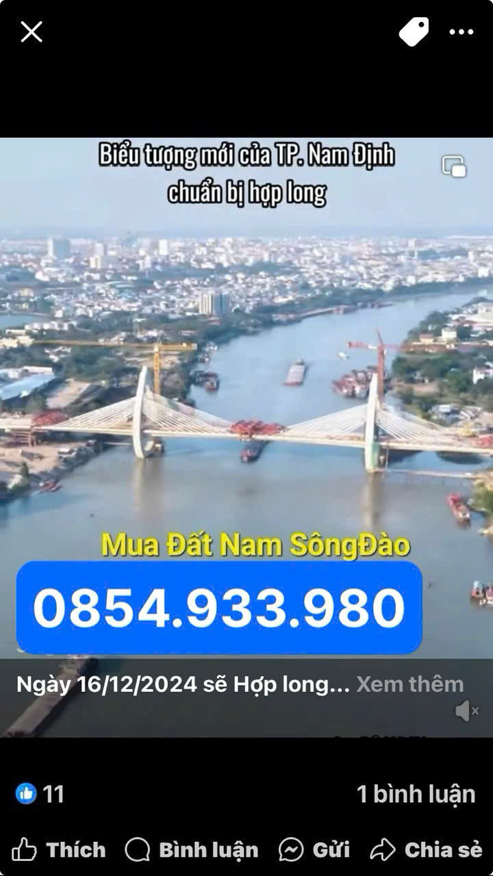 Bán lô đô thị nam sông đào lô 35 thửa30 - Ảnh 1