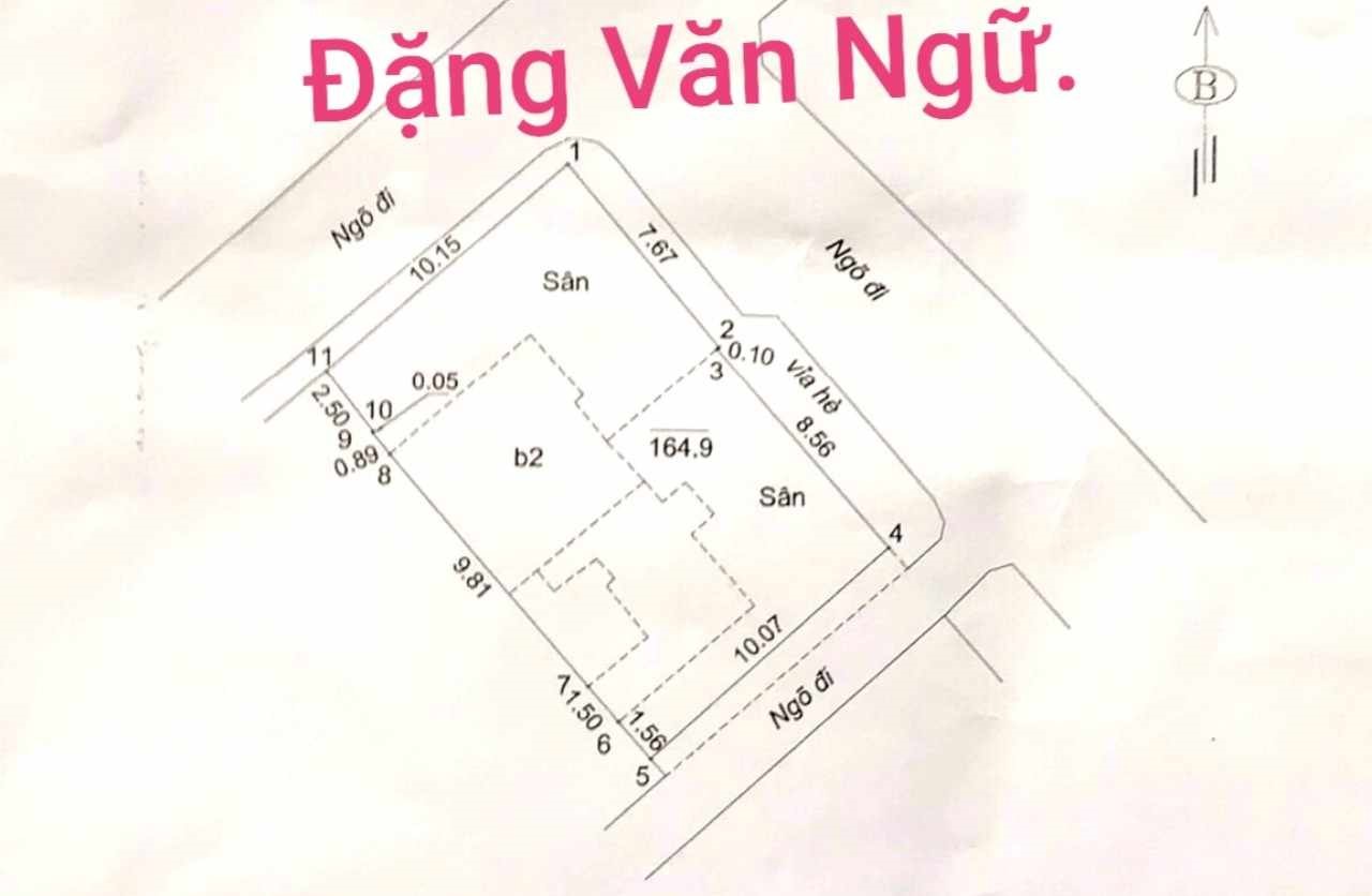 ⚜️ NHÀ PHỐ ĐẶNG VĂN NGỮ, ĐỐNG ĐA, LÔ GÓC 2 MẶT NGÕ Ô TÔ TRÁNH, 95M2 4T MT 9.5M, CHỈ 28 TỶ  ⚜️ - Ảnh 4