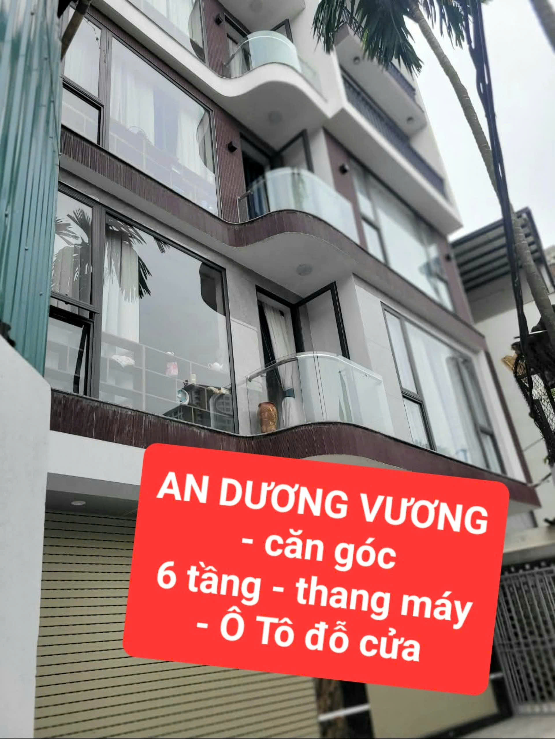 AN DƯƠNG VƯƠNG - căn góc - 6 tầng, thang máy - Ô TÔ đỗ cửa - 0859990768 - Ảnh chính