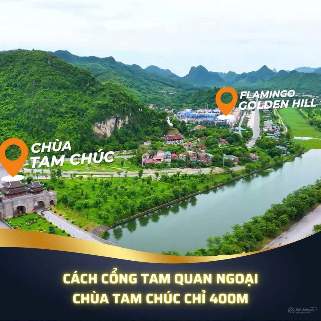 MỞ BÁN BIỆT THỰ, SHOPHOUSE FLAMINGO VIEW HỒ TAM CHÚC<br>Flamingo Golden Hill – Thành phố thương mại & - Ảnh 1