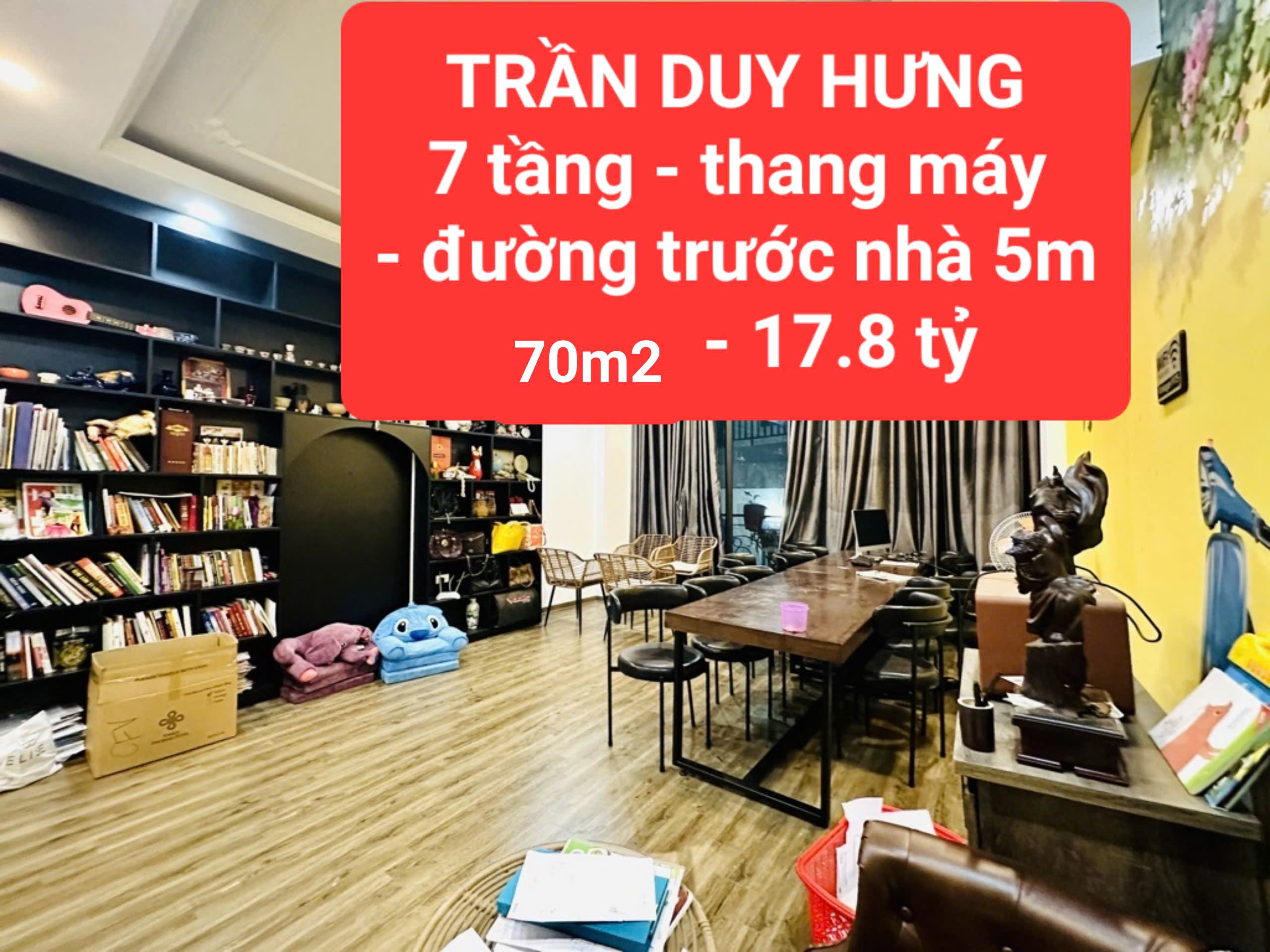 TRẦN DUY HƯNG - 7 tầng, thang máy - đường trước nhà 5m - xây tỉ mỉ chất lượng - Ảnh chính