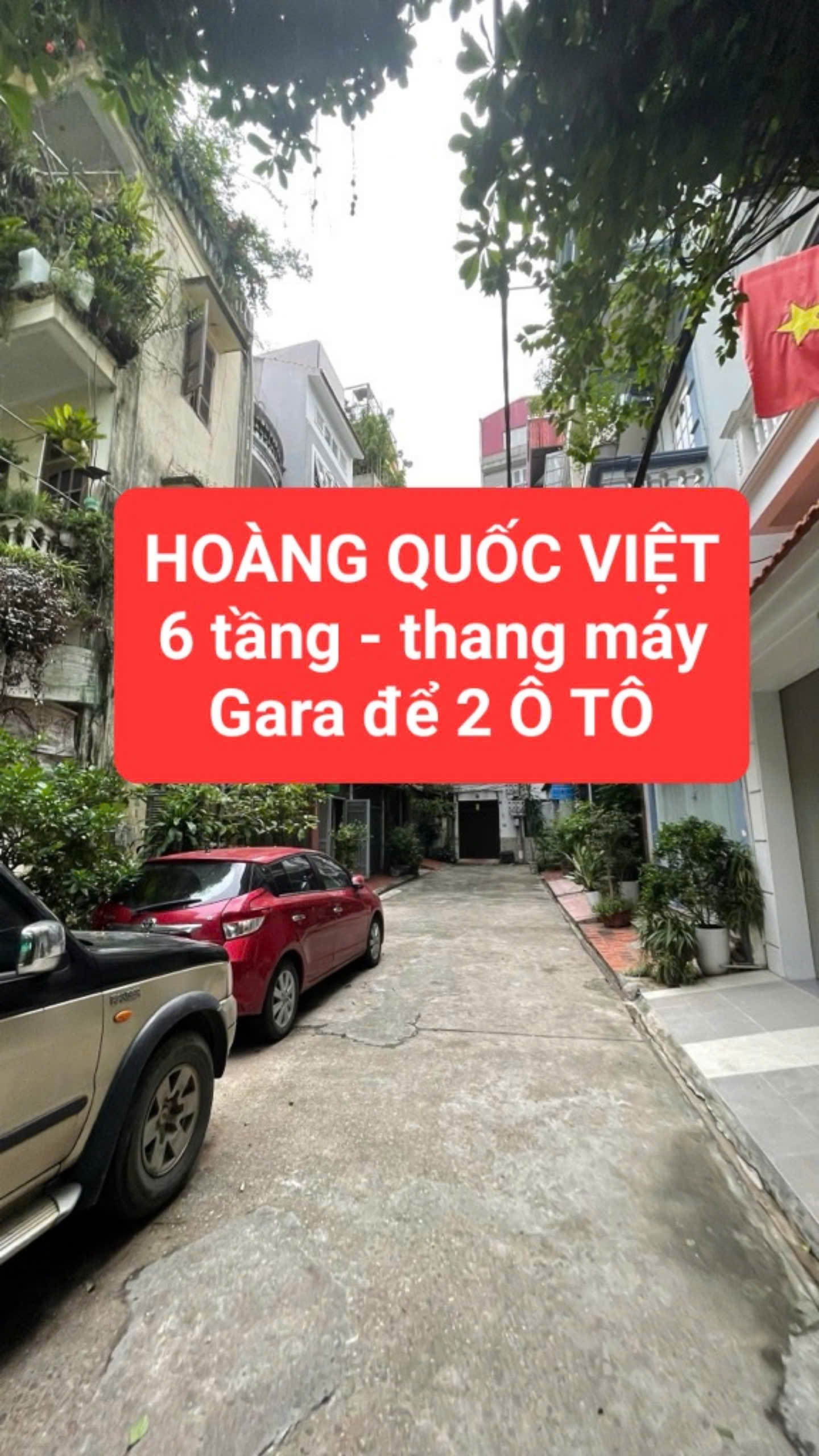 HOÀNG QUỐC VIỆT - 6 tầng - thang máy - 2 Ô TÔ tránh nhau - 4 ngủ - 0859990768 - Ảnh chính