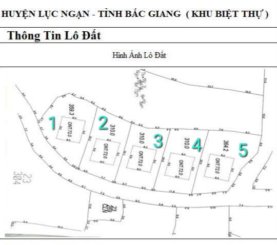 CẦN BÁN 5 LÔ ĐẤT BIỆT THỰ ĐẸP TIỀN NĂNG TẠI xã KIÊN THÀNH-LỤC NGẠN-BẮC GIANG - Ảnh chính