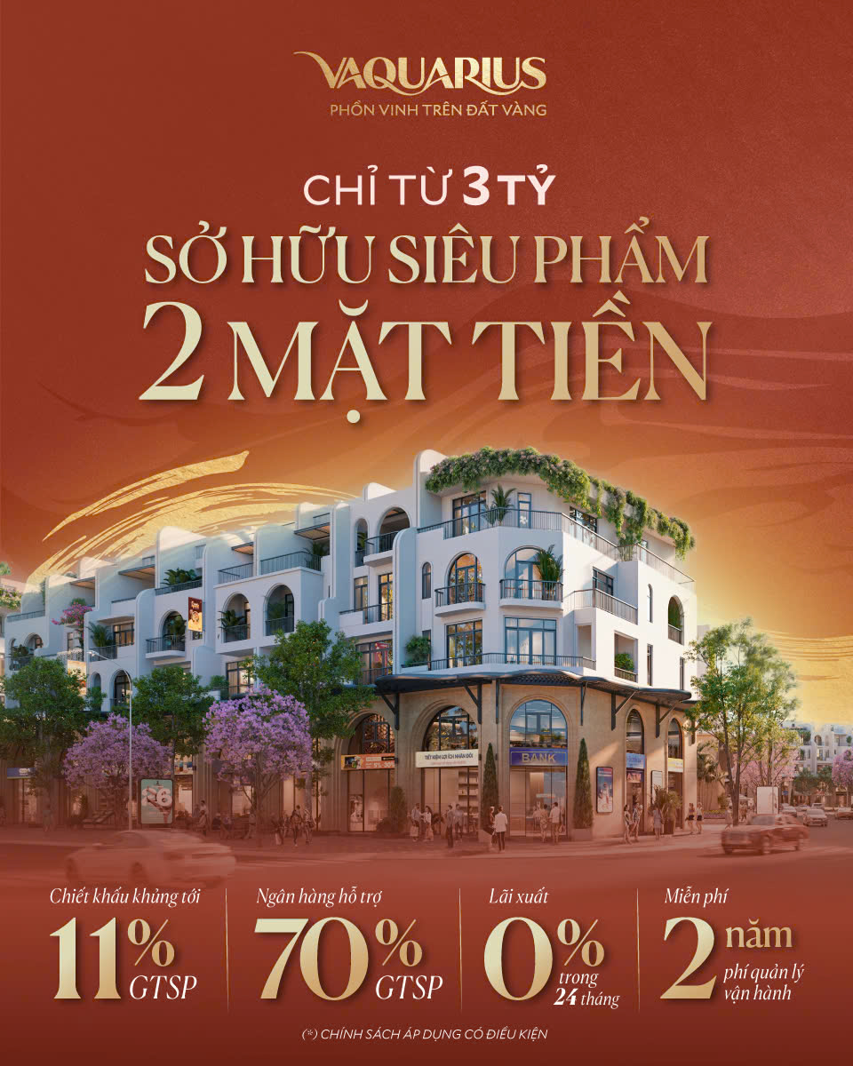 Vaquarius Văn Giang – Nơi Tinh Hoa Hội Tụ chỉ từ 3 tỷ sở hữu ngay Shophouse đẳng cấp - Ảnh 2