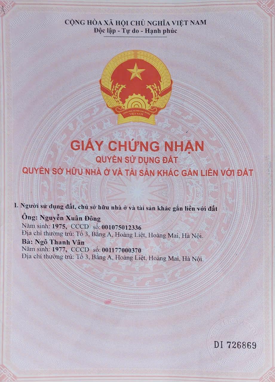 Chính chủ cần bán nhanh lô đất có nhà cấp 4 vị trí tại quận Hoàng Mai, TP Hà Nội - Ảnh 2