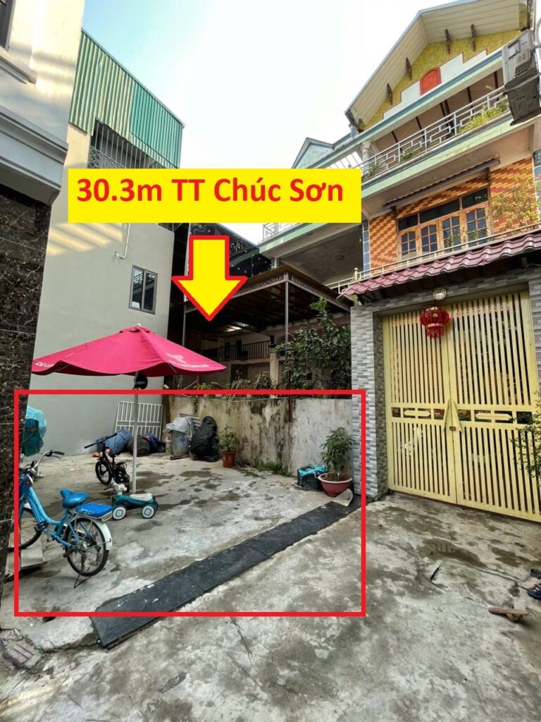 SIÊU PHẨM GIÁ 2,1 TỶ ĐẤT TẠI TT CHÚC SƠN-CHƯƠNG MỸ D/T:30,3M - Ảnh chính