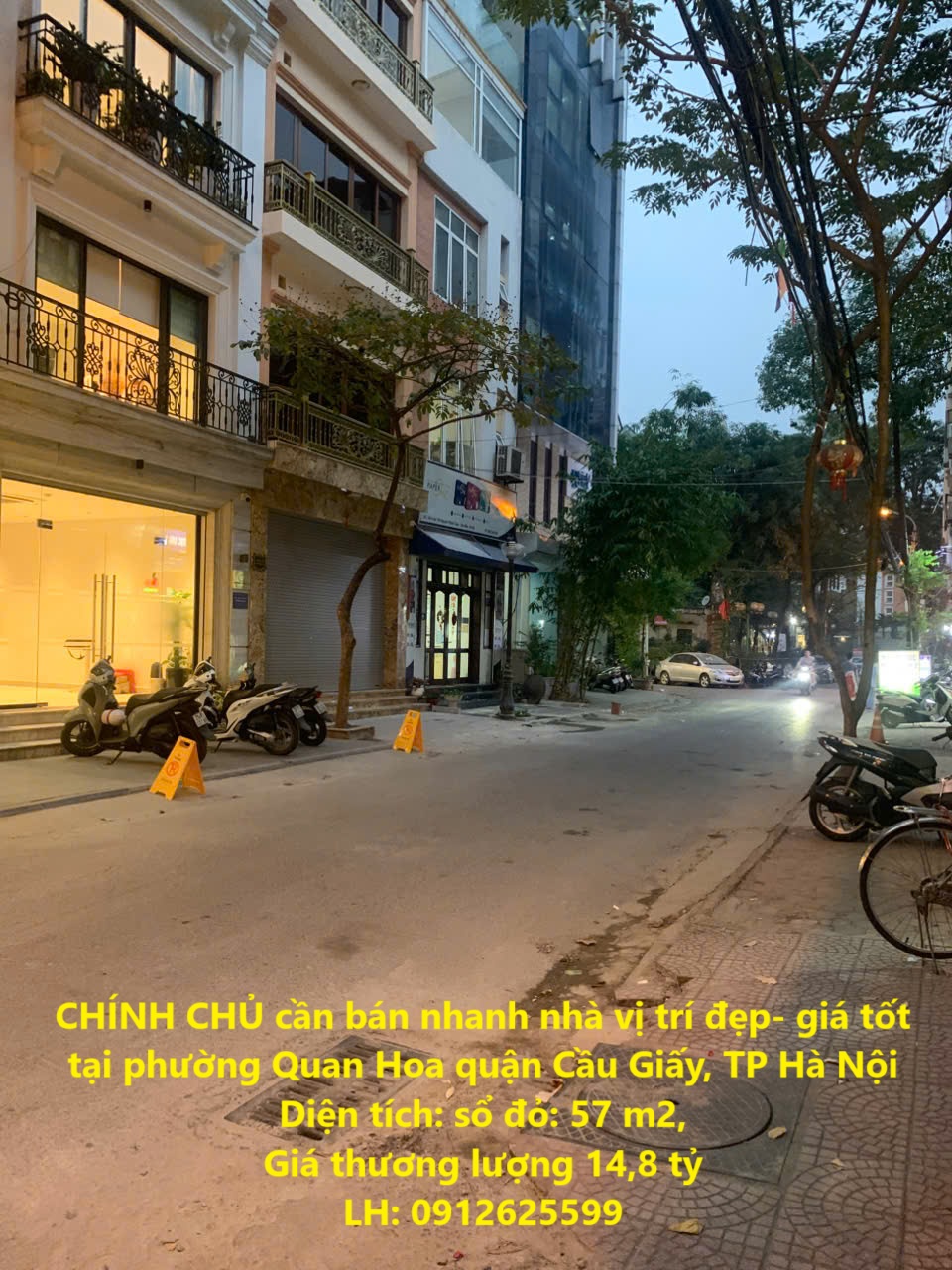 CHÍNH CHỦ cần bán nhanh nhà vị trí đẹp- giá tốt tại phường Quan Hoa quận Cầu Giấy, TP Hà Nội - Ảnh chính