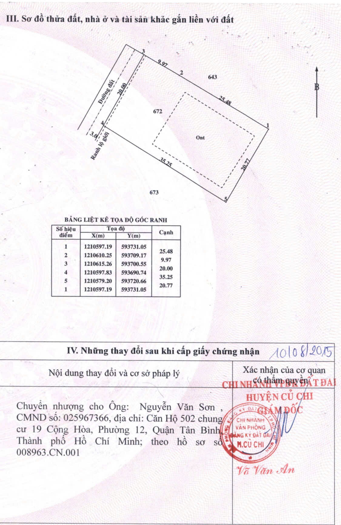 CHÍNH CHỦ KẸT TIỀN CẦN BÁN MIẾNG ĐẤT DT  1852,6M2 TẠI TÂN THẠNH ĐÔNG  CỦ CHI - Ảnh 1