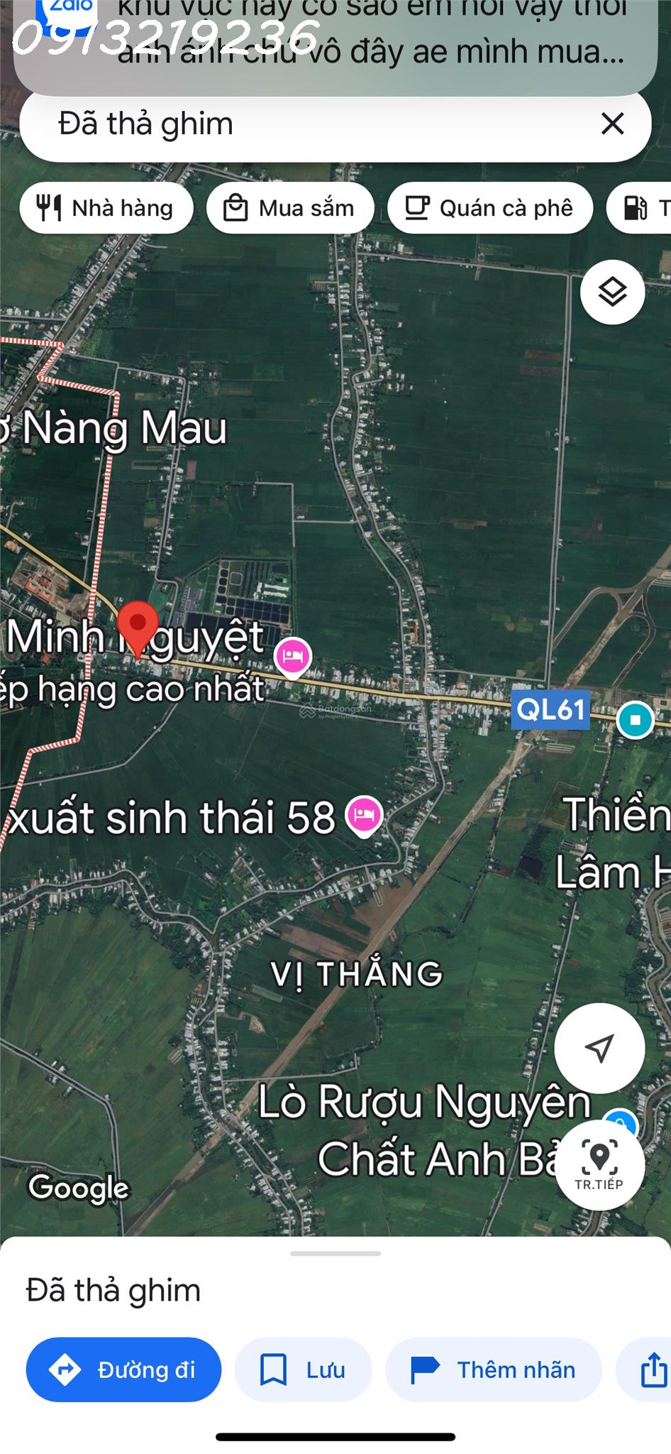 Lô đất đẹp ngay ngã ba tuyến tránh TT. Nàng Mau. Tiện kinh doanh, cho thuê cửa hàng, kho - Ảnh 3