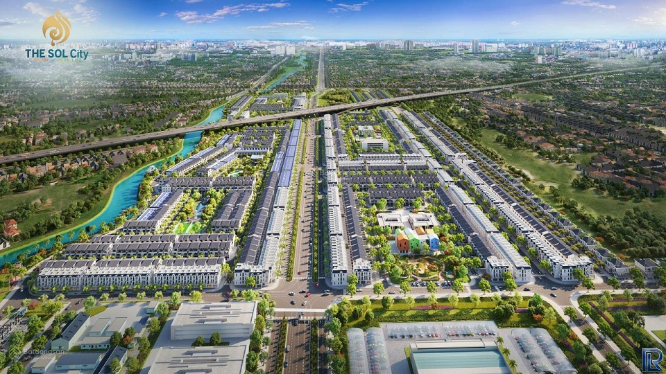 Bán Lỗ 2 Lô Nền Nhà Phố 2 Mặt Tiền (A2-38 và A2-37) Tại The Sol City - Xã Long Thượng, Cần Giuộc, - Ảnh chính