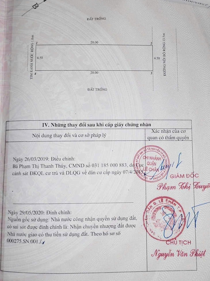 Mặt đường Đào Nhuận - sau Y Học Biển, 90m ngang 4.5 - đường 15m - Giá 7 tỉ - Ảnh 3