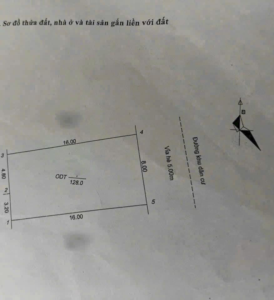 Bán lô đất nhà vườn mặt đường đôi Nguyễn Cao, KĐT Tuệ Tĩnh, TP HD, 128m2, mt 8m, giá tốt - Ảnh 1