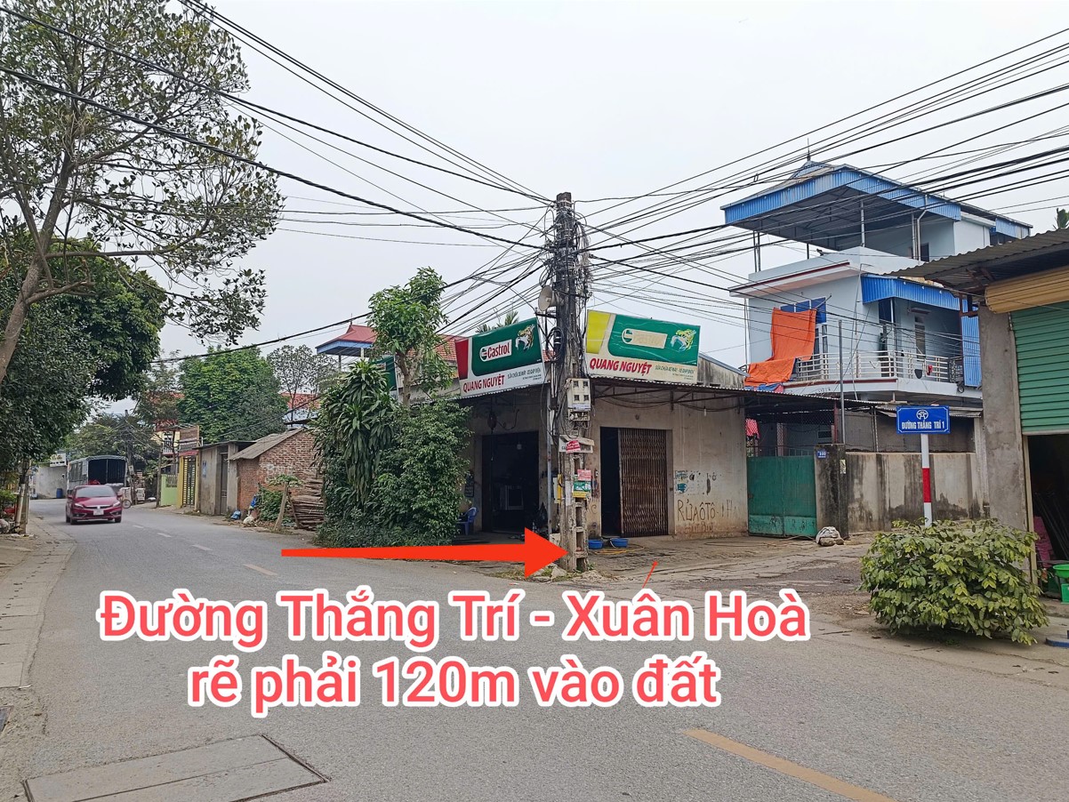 Thửa đất đẹp nhất Thắng Trí, Minh Trí, Sóc Sơn - Mặt đường liên thôn - Ảnh 1