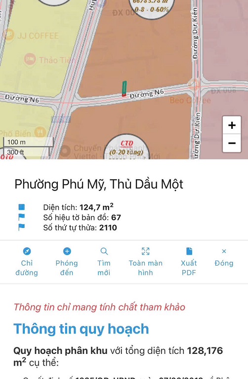 Chính chủ cần bán lô đất đẹp phường Phú Mỹ, tp Thủ Dầu Một, tỉnh Bình Dương - Ảnh 2