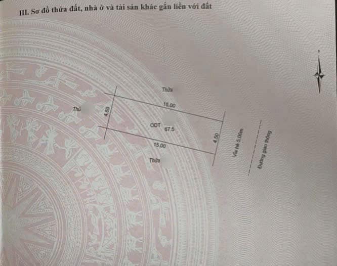 Bán đất mặt trục chính KĐT Tân Phú Hưng, TP HD, 139.5m2, mt 9m, đường 19.5m, có sổ - Ảnh 3