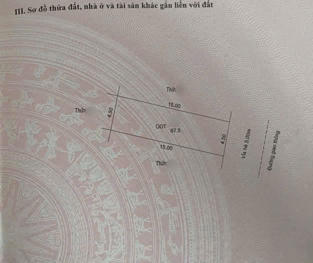 Bán đất mặt trục chính KĐT Tân Phú Hưng, TP HD, 139.5m2, mt 9m, đường 19.5m, có sổ - Ảnh 4