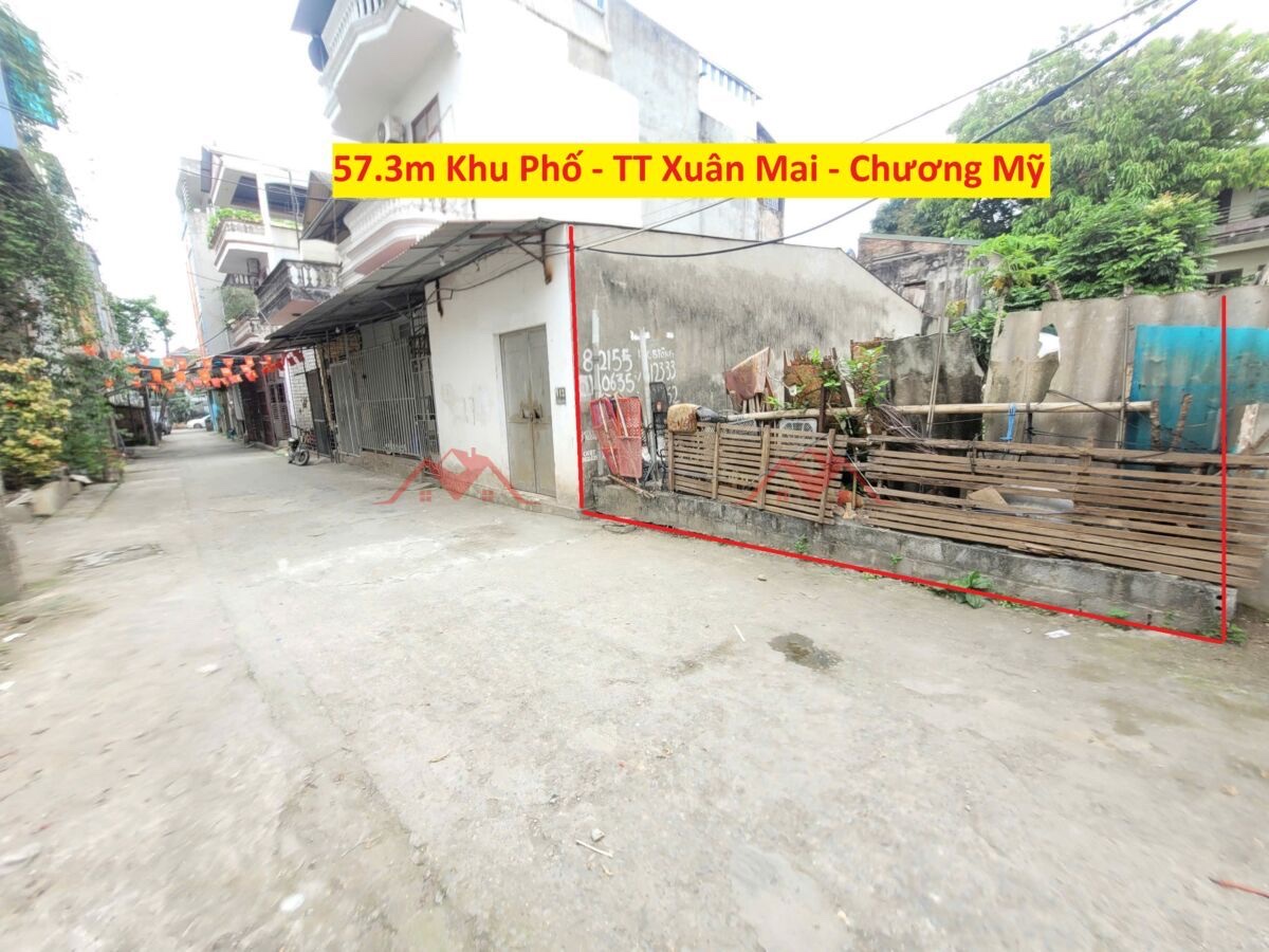 SIÊU PHẨM GIÁ 2,680 TỶ ĐẤT TẠI TT XUÂN MAI-CHƯƠNG MỸ D/T:57,3M - Ảnh chính