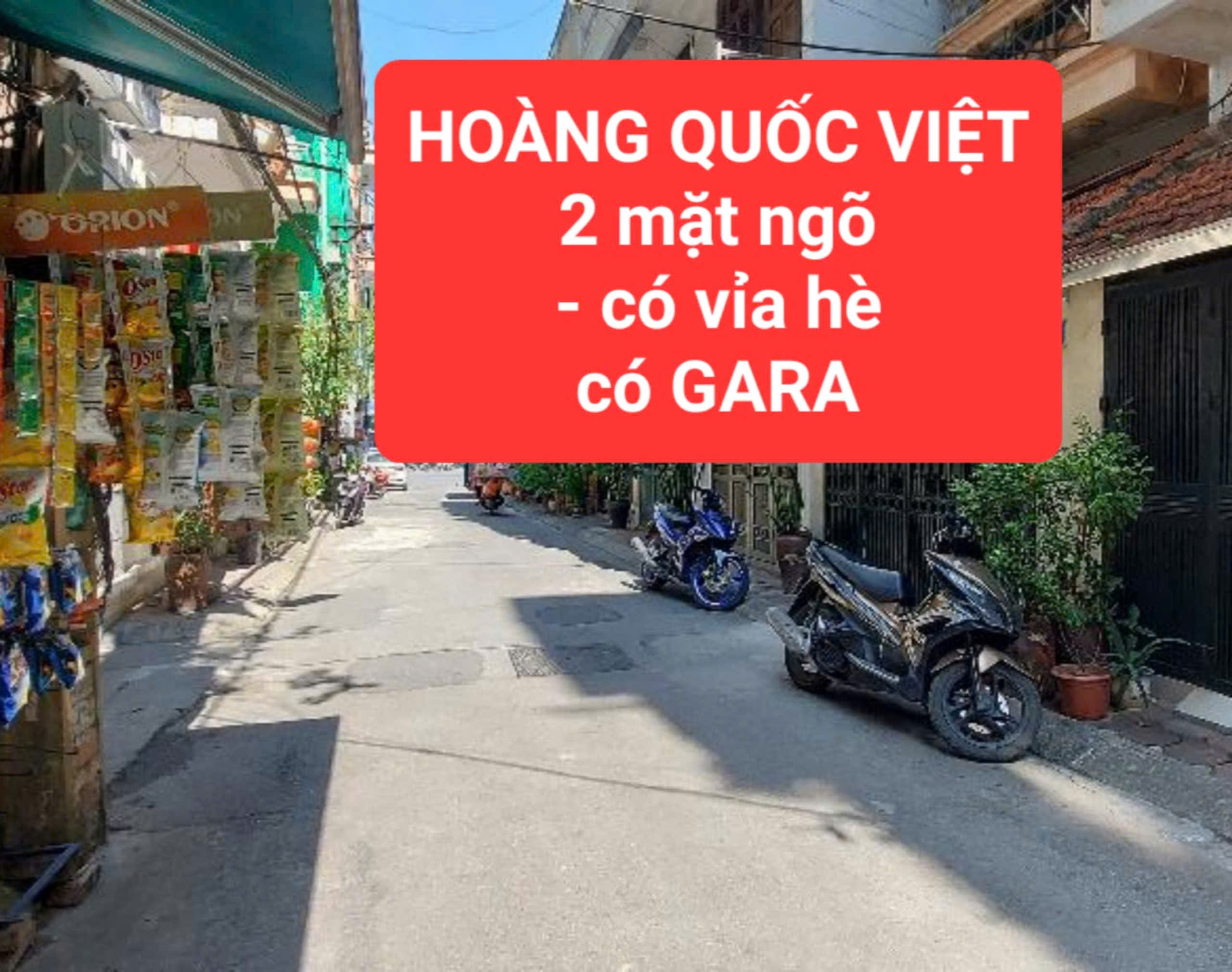 HOÀNG QUỐC VIỆT - phân lô - 2 mặt ngõ - Gara Ô TÔ - có vỉa hè - 0859990768 - Ảnh chính