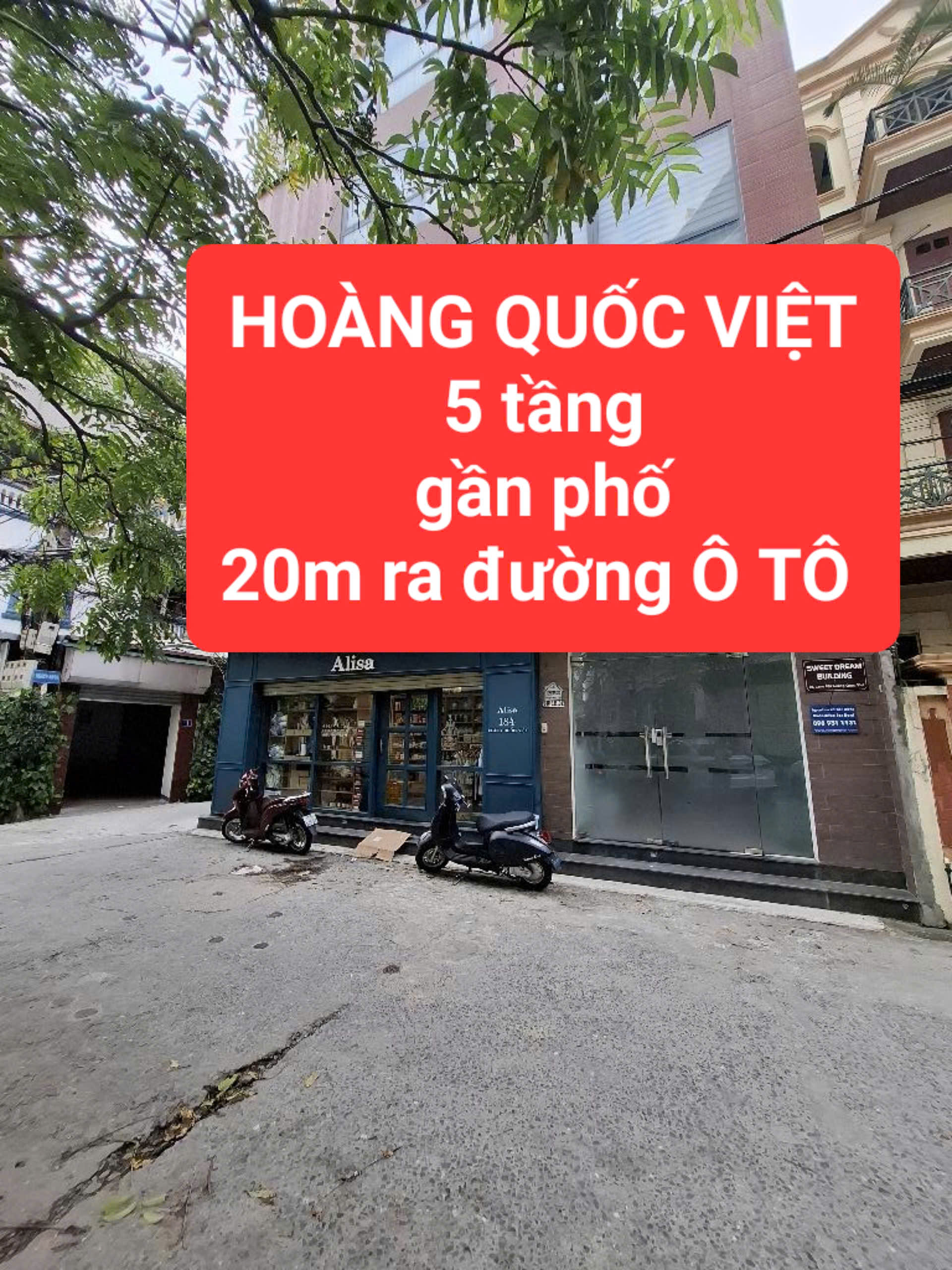 HOÀNG QUỐC VIỆT - 5 tầng - gần phố - cách Ô TÔ có 20m - 0859990768 - Ảnh chính