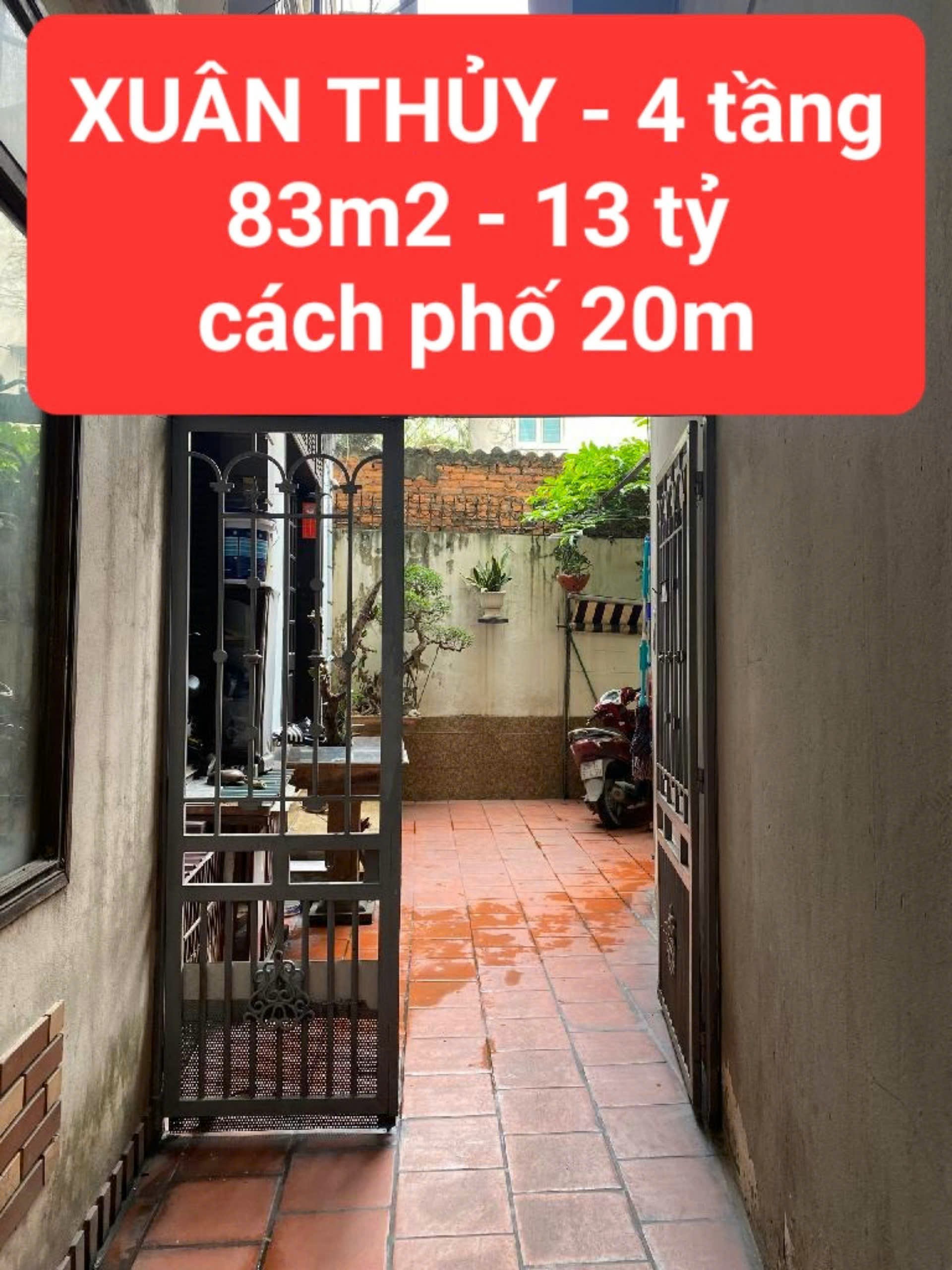 XUÂN THỦY - cách phố 20m - phù hợp xây tòa nhà - đang là nhà 4 tầng - 0859990768 - Ảnh chính