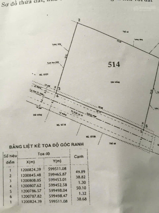 CẦN BÁN LÔ ĐẤT FULL THỔ CƯ 50x40, GIÁ 65 TỶ QUỐC LỘ 1A, THỚI AN - Ảnh 1