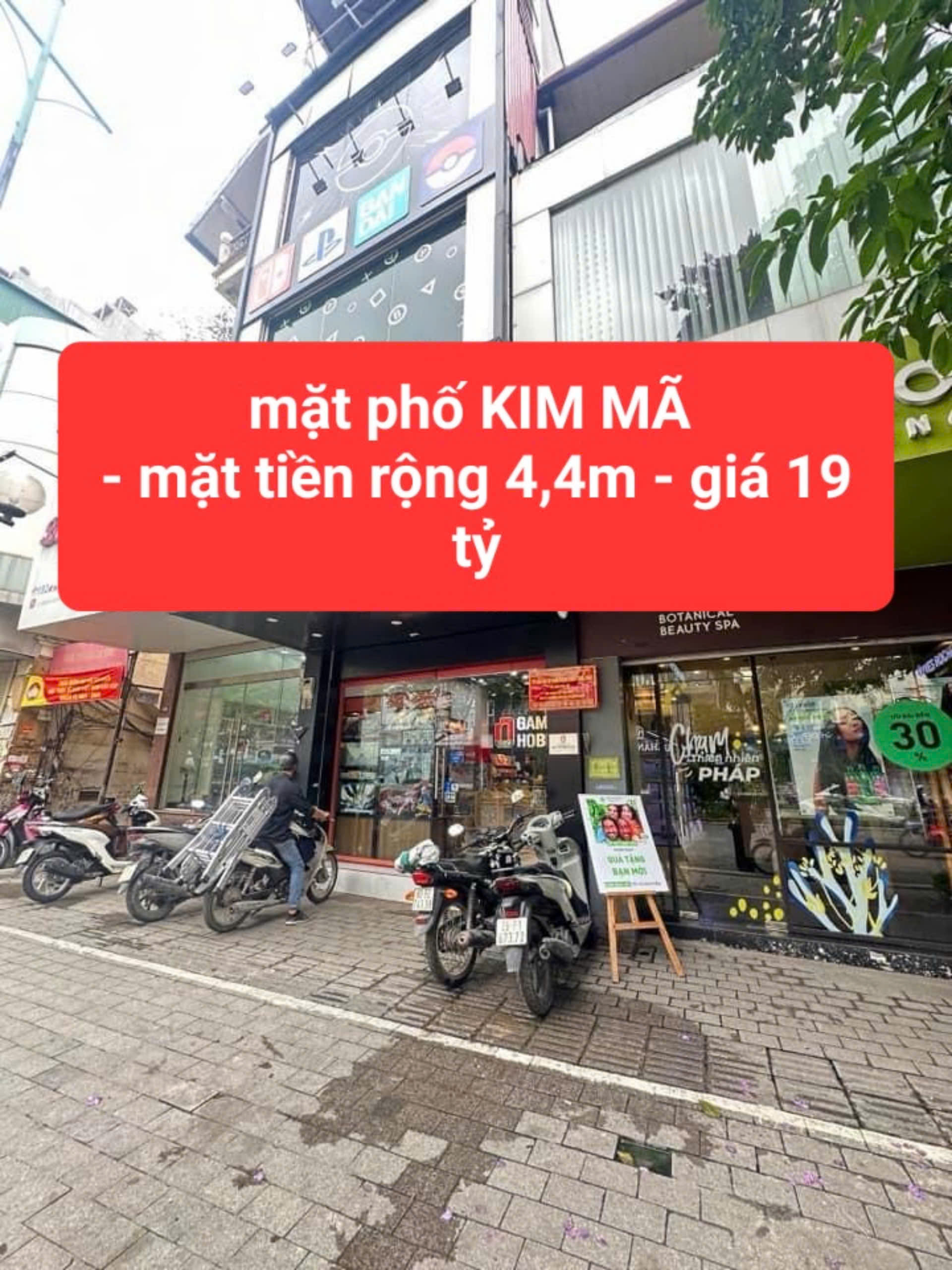 mặt phố KIM MÃ - 3 tầng - mặt tiền 4,4m - vỉa hè siêu rộng - 0859990768 - Ảnh chính