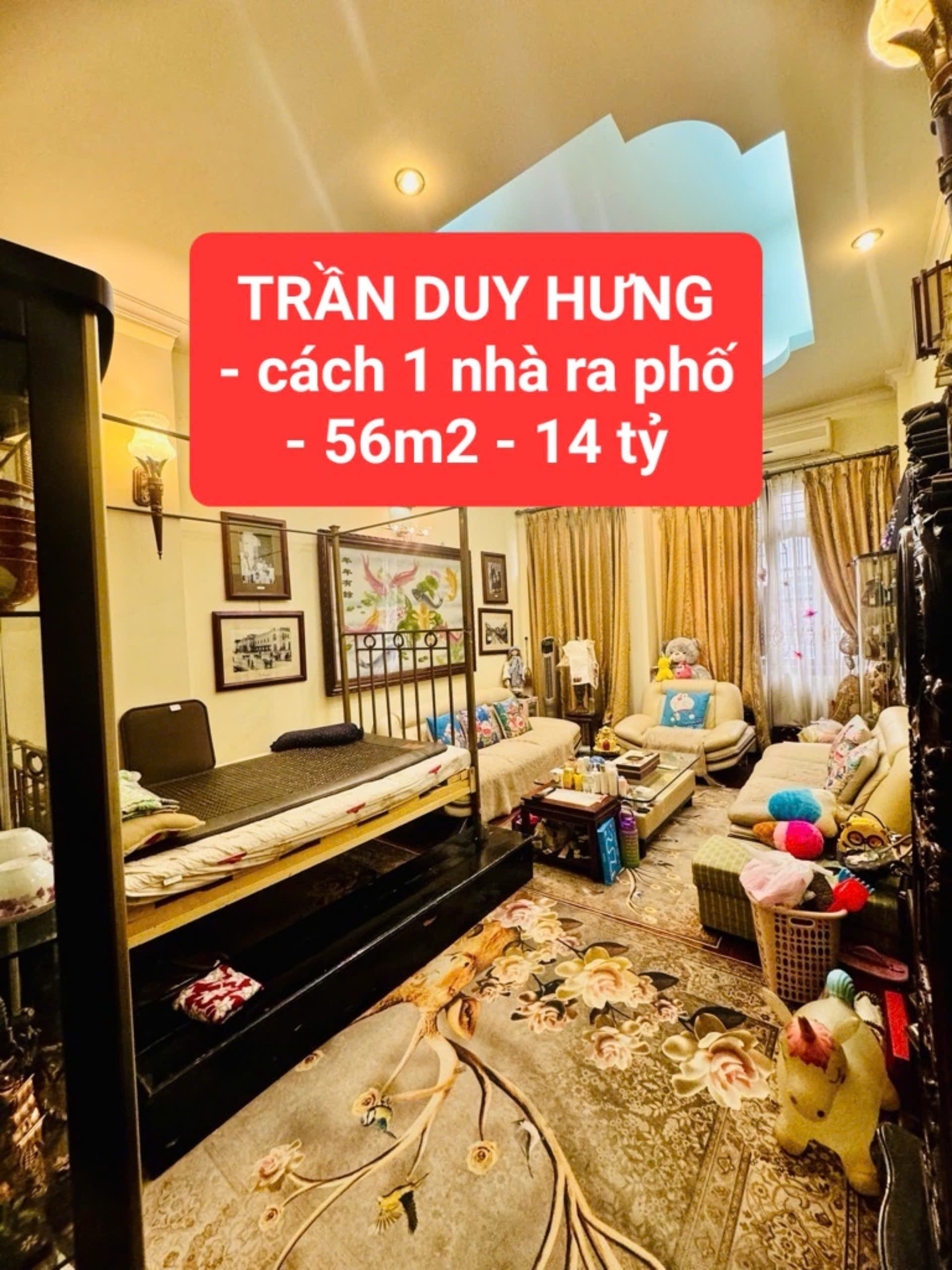 TRÀN DUY HƯNG - cách 1 nhà ra phố - 6 ngủ - ngang rộng 4m - 0859990768 - Ảnh chính