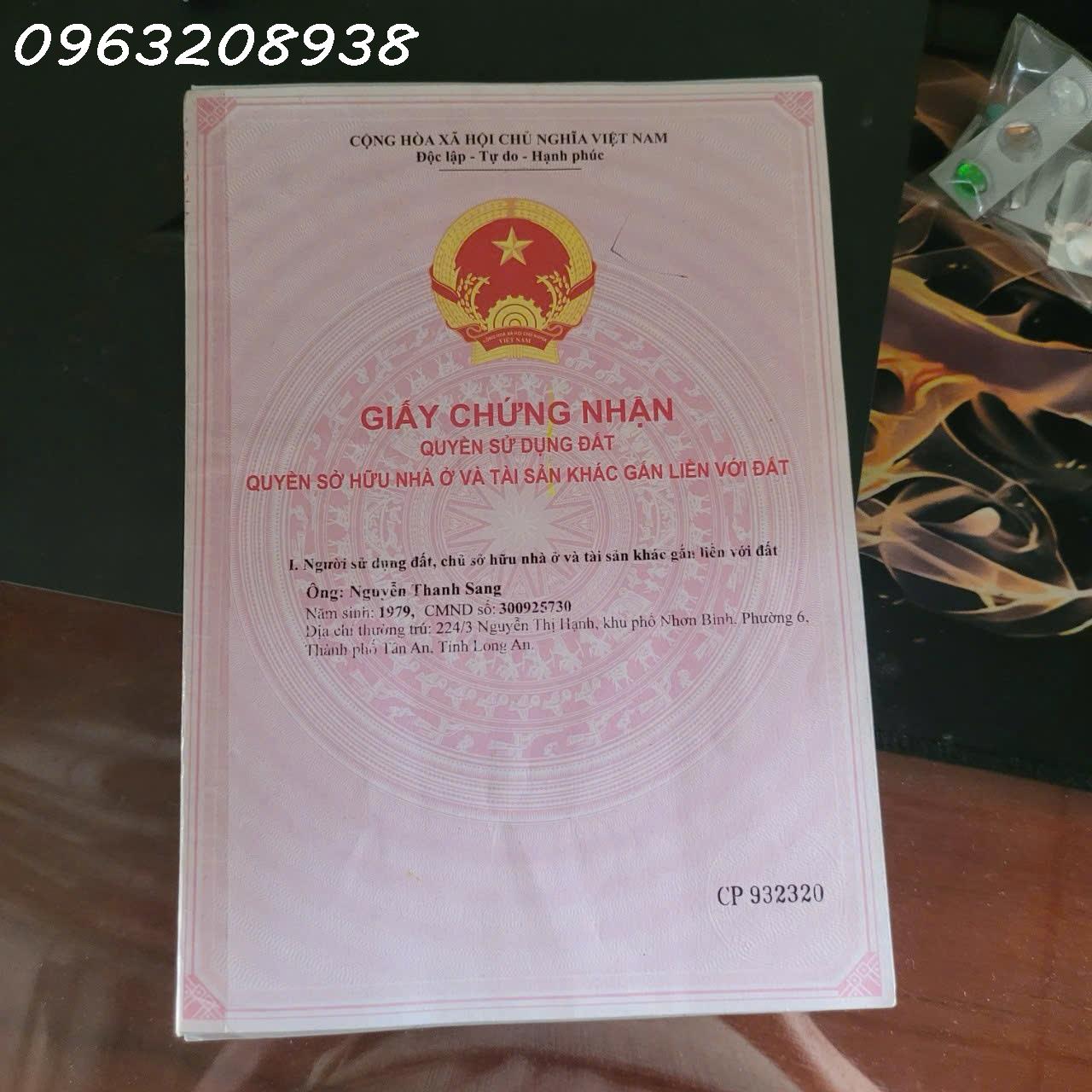 Cần tiền bán nhanh nhà Phố đường Hùng Vương nối dài (đường số 6, Phường 6, Tp. Tân An) - Ảnh 2