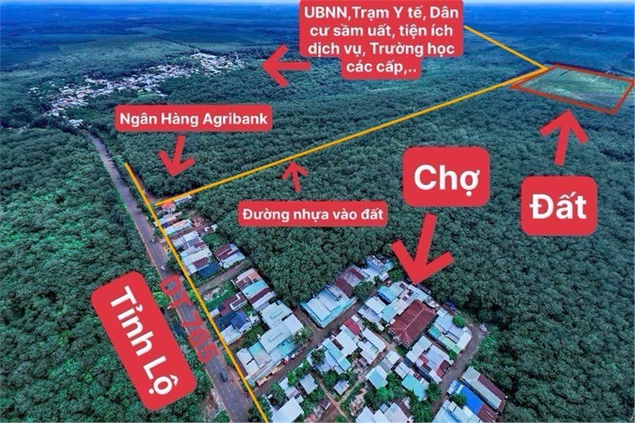 BÁN (20X35=700M2) THỔ CƯ, SHR CẶP BÊN CHỢ, TRƯỜNG CÁC CẤP DÂN ĐÔNG TIỆN ÍCH ĐẦY ĐỦ 280TR/SÔ - Ảnh chính