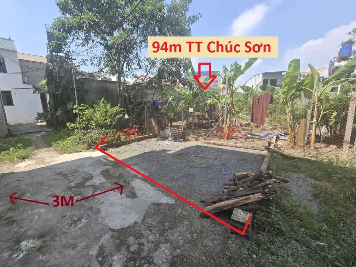 SIÊU PHẨM GIÁ 3,3 TỶ ĐẤT TẠI TT CHÚC SƠN-CHƯƠNG MỸ D/T:94M - Ảnh chính