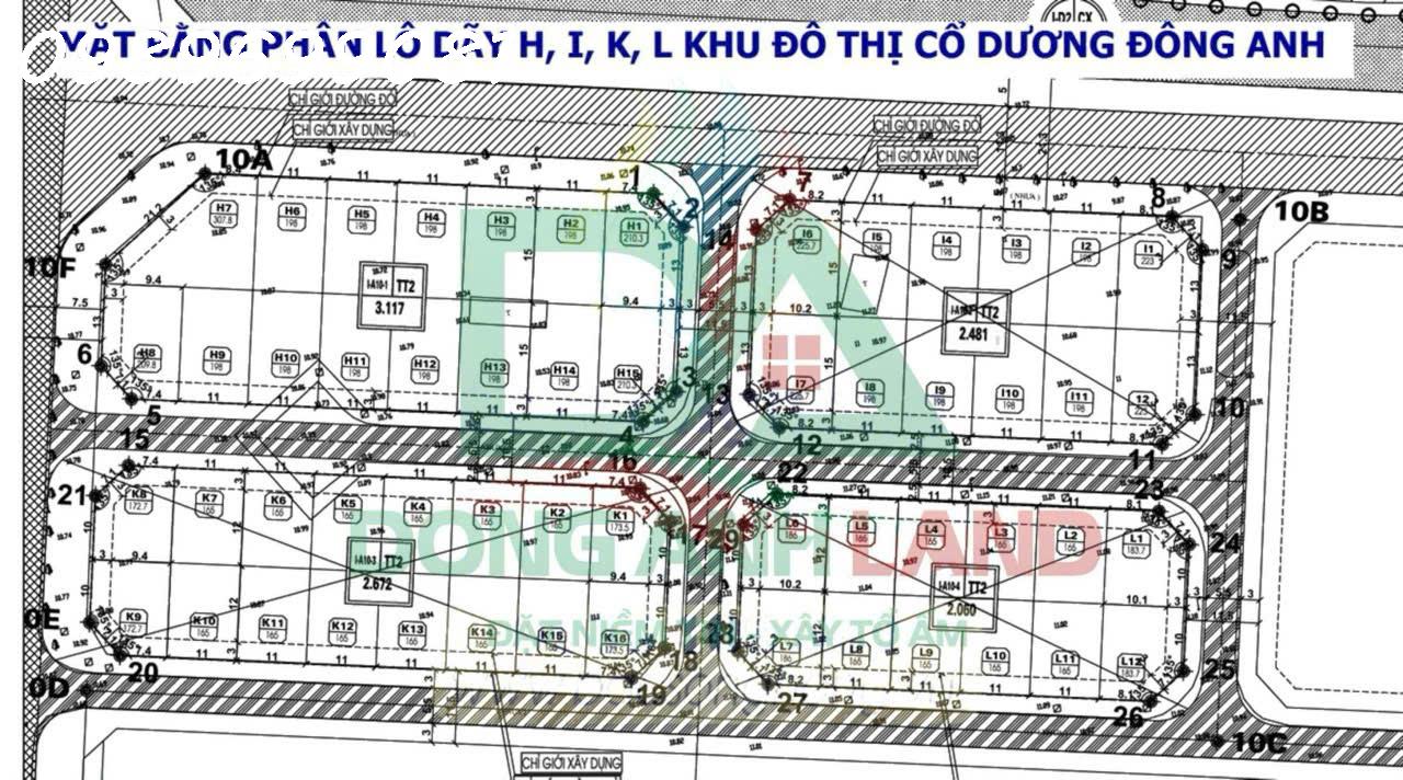 BÁN ĐẤT BIỆT THỰ KHU ĐÔ THỊ CỔ DƯƠNG TIÊN DƯƠNG ĐÔNG ANH MẶT ĐƯỜNG 30M KINH DOANH ĐỈNH - Ảnh 2