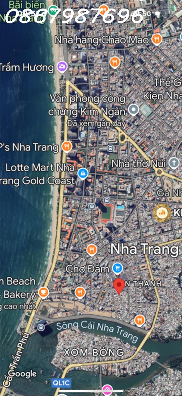 Bán nhà 01 trệt 01 mê giả, mặt tiền Đường Tân Trang, phường vạn Thạnh, TP Nha Trang DT: 60,5m2 - Ảnh 1