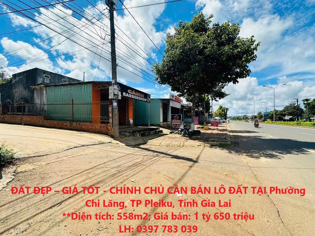 ĐẤT ĐẸP – GIÁ TỐT - CHÍNH CHỦ CẦN BÁN LÔ ĐẤT TẠI Phường Chi Lăng, TP Pleiku, Tỉnh Gia Lai - Ảnh chính