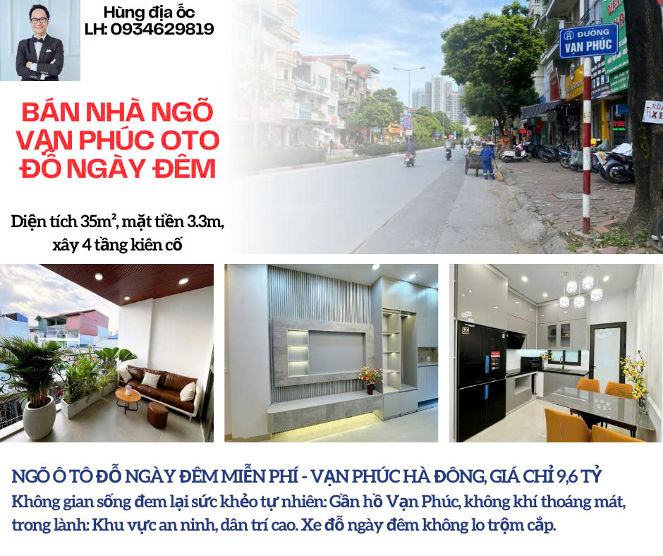 CHÍNH CHỦ BÁN NHÀ VẠN PHÚC MIỄN PHÍ  OTO ĐỖ NGÀY ĐÊM<br>NƠI SỐNG THOÁNG ĐẴNG ĐEM LẠI SỨC KHỎE TỰ - Ảnh 1