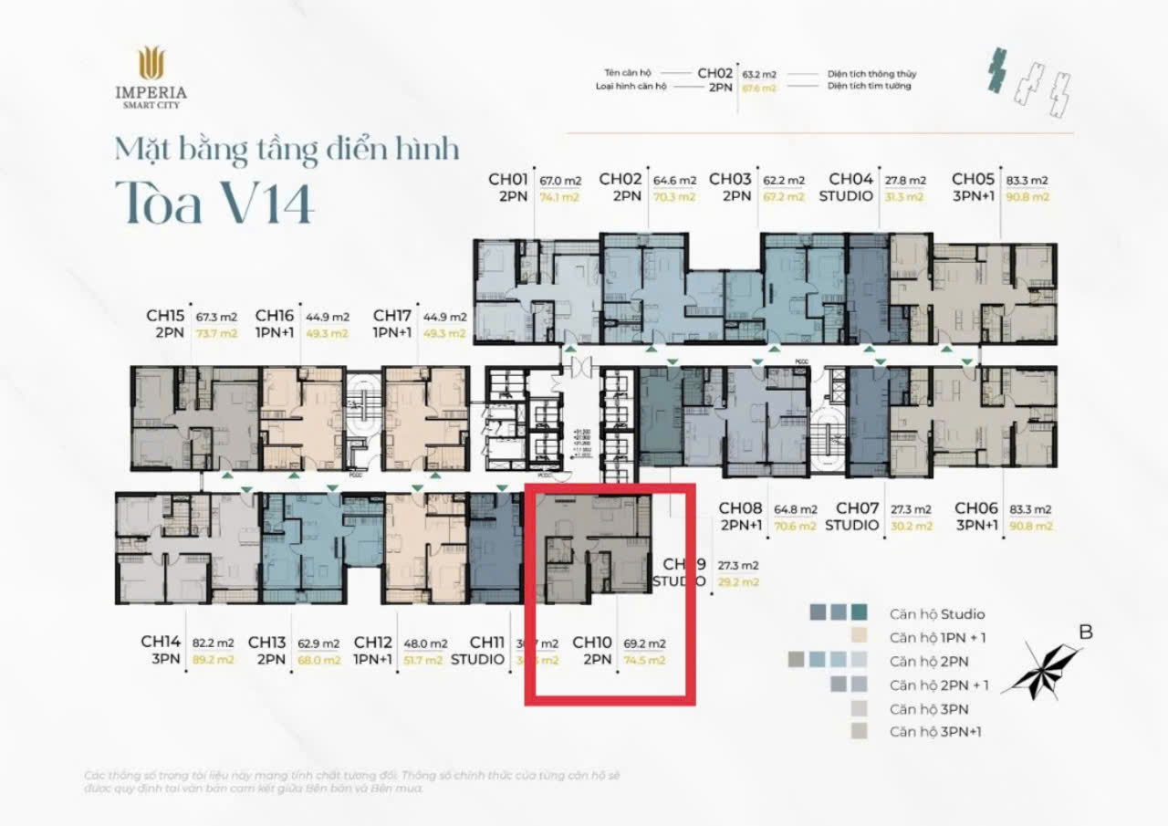 Bán căn hộ Vinhomes Smart City Tây Mỗ - 70m², 2PN, 5.4 tỷ<br>Căn hộ 70m² Vinhomes Smart City, Tây Mỗ, - Ảnh 1