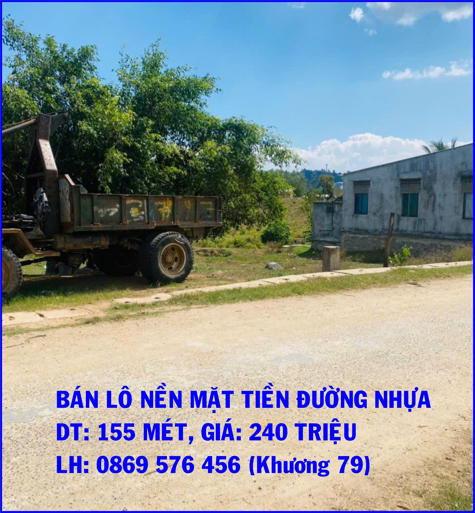 CHỈ 240 TRIỆU CÓ NGAY LÔ NỀN THỔ CƯ MẶT TIỀN ĐƯỜNG NHỰA TẠI KHÁNH HOÀ - Ảnh 4