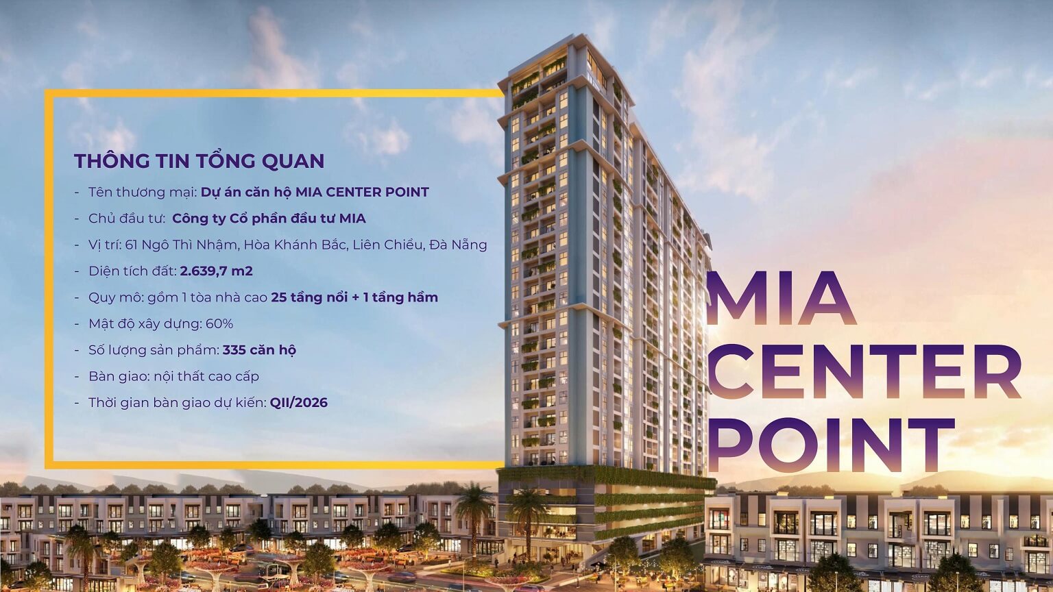 SĂN CĂN HỘ GIÁ HIẾM! MIA CENTER POINT CHỈ TỪ 580 TRIỆU NGAY TRUNG TÂM “QUẬN KINH TẾ” CỦA ĐÀ NẴNG - Ảnh 2