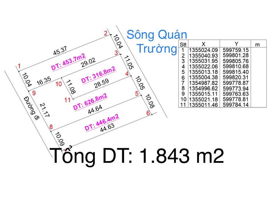 ĐẤT ĐẸP –CẦN BÁN  LÔ  ĐẤT MẶT SÔNG TẠI Quán Trường –PHƯỚC ĐỒNG,  Nha Trang – KHÁNH  HÒA - Ảnh 3