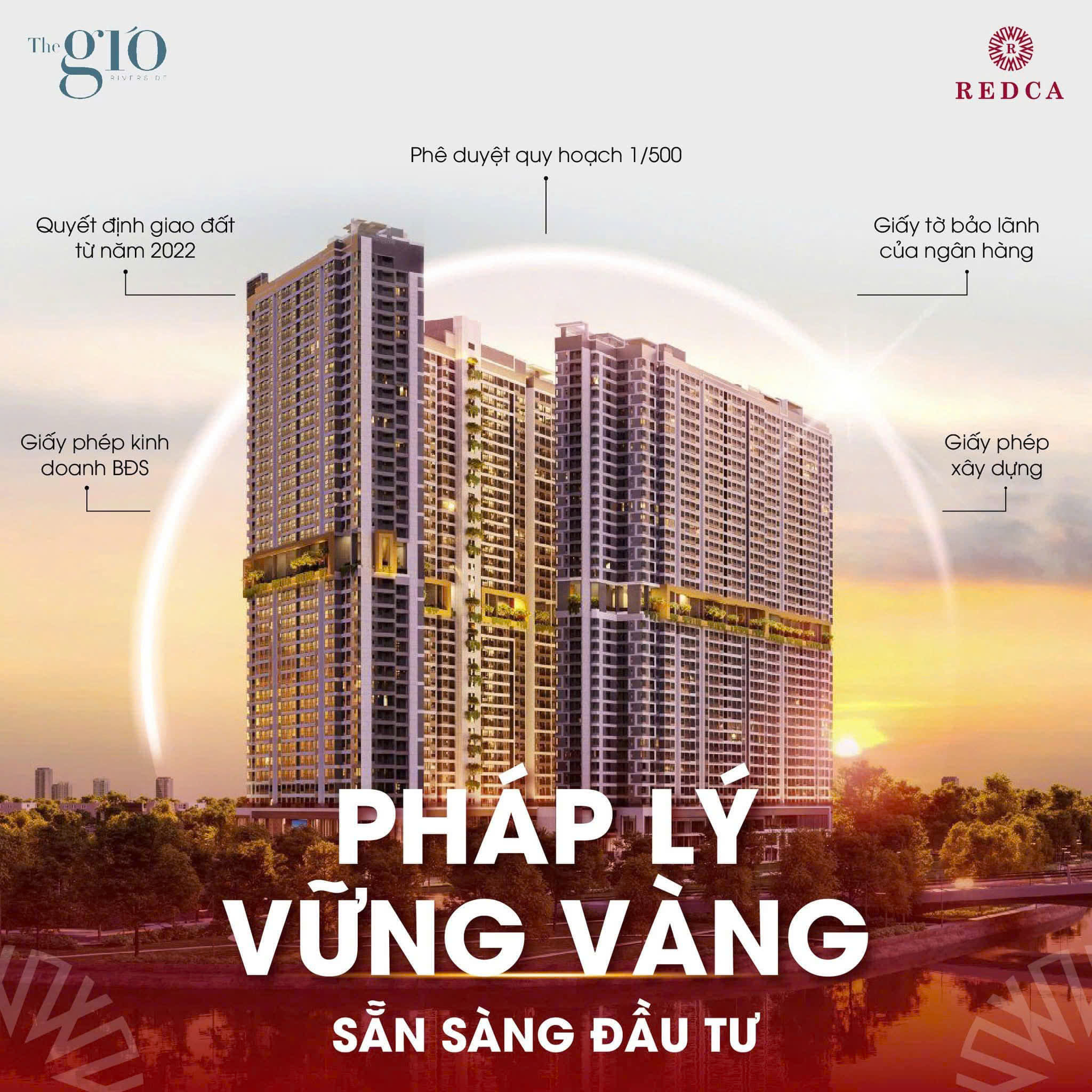 Chỉ 30triệu Booking sớm ưu tiên chọn căn đẹp(không mua hoàn tiền 100%).Gíá F0 từ CĐT căn hộ The GIÓ - Ảnh chính