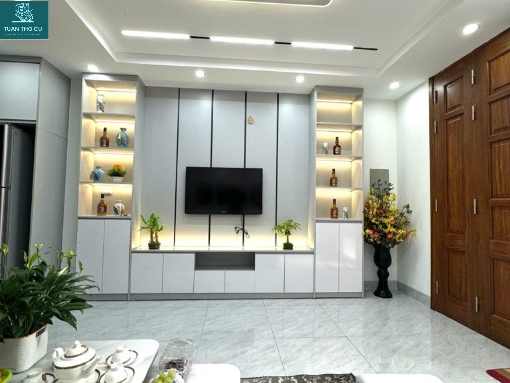 BÁN NHÀ MẶT NGÕ Ô TÔ TRÁNH – PHỐ TAM TRINH, 40M², 5 TẦNG, THANG MÁY NK, NỘI THẤT CAO CẤP, GIÁ 5.9 - Ảnh 1