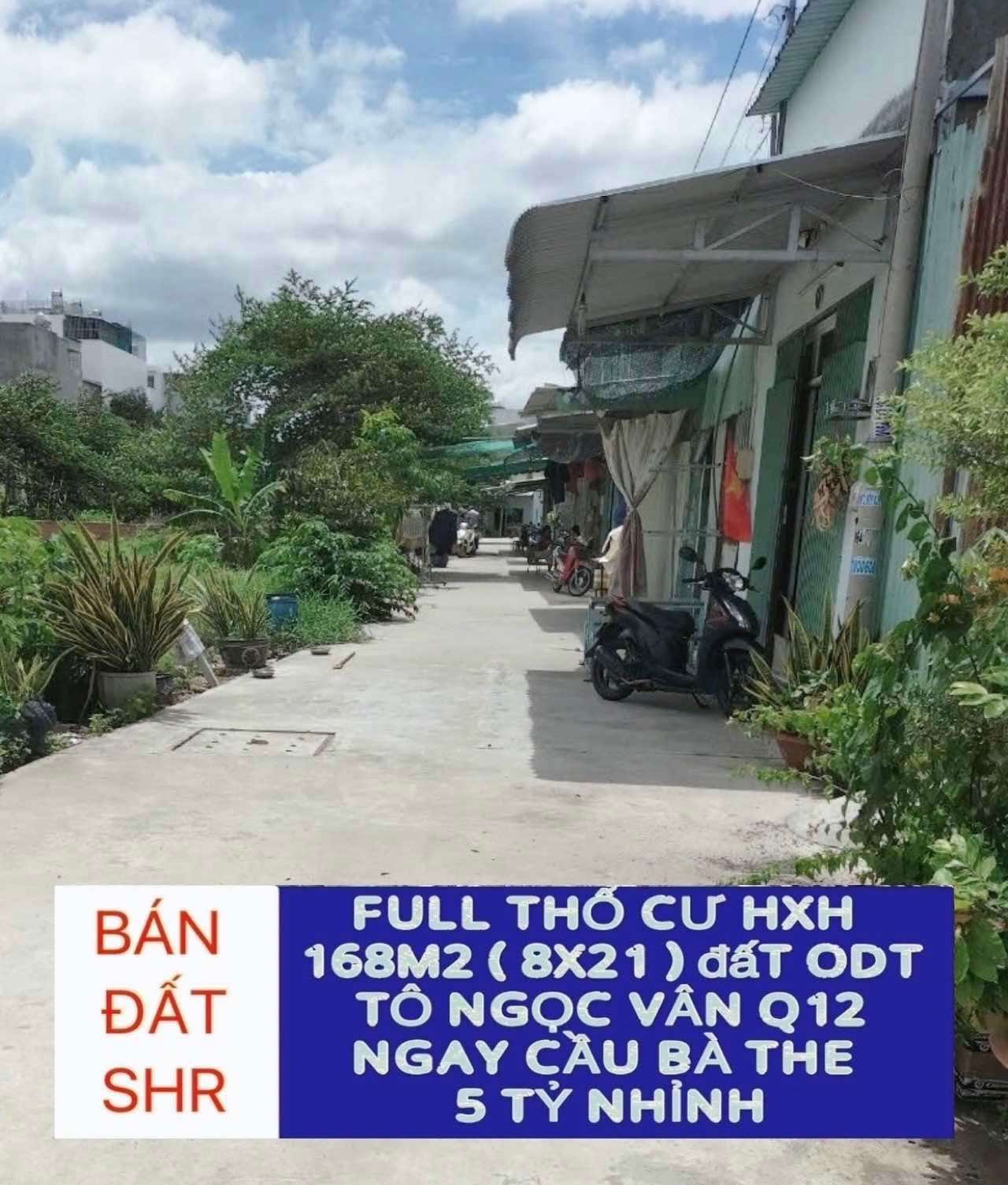 Bán đất hxh full thổ cư 168m2 (8x21) Tô Ngọc Vân Q12 ,ngay cầu Bà The ,giáp Gò Vấp, 5ty7 0932030061 - Ảnh 2