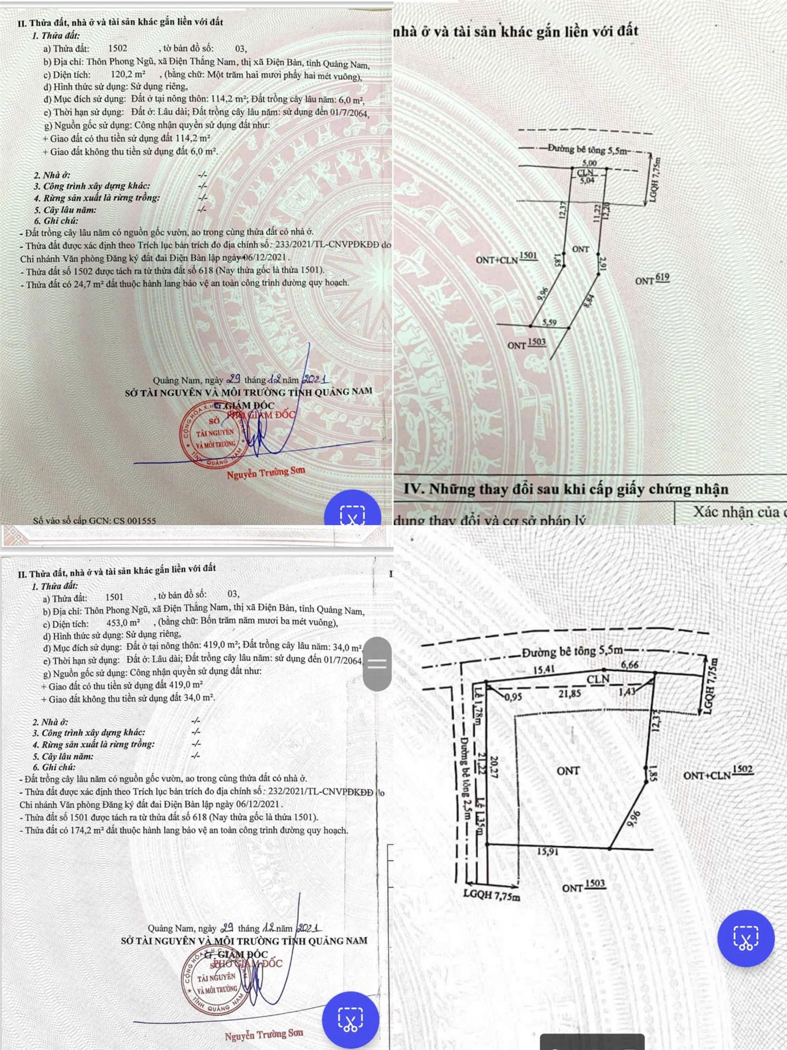 CHÍNH CHỦ Cần Bán Gấp Nhà 2 Mặt Tiền Và Đất Liền Kề Tại P. Điện Thắng Nam, TX Điện Bàn, Quảng Nam - Ảnh 1