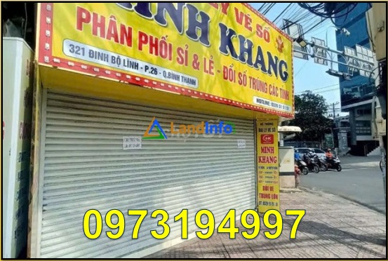 ♥️Cho thuê mặt bằng góc ngã tư Nguyễn Xí - Đinh Bộ Lĩnh, P.26, Bình Thạnh 35tr/th; 0973194997 - Ảnh chính