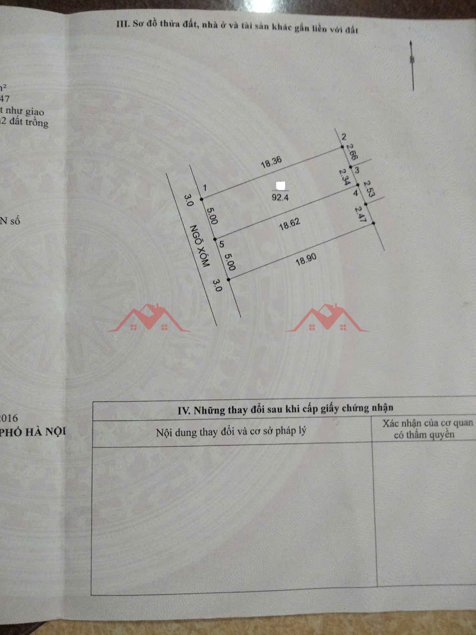 SIÊU PHẨM GIÁ 1,5 TỶ ĐẤT TẠI HOÀNG DIỆU-CHƯƠNG MỸ D/T:92,4M - Ảnh 2