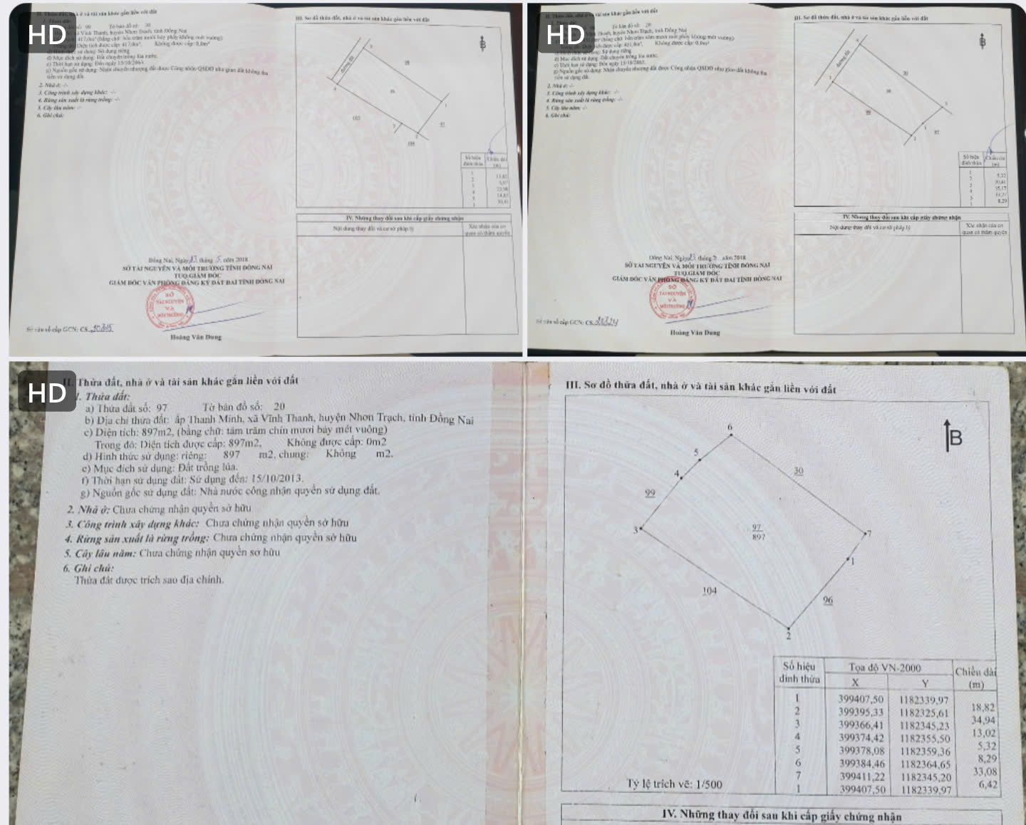 Cần Bán Nhanh Thửa Đất Thổ Vườn Nhơn Trạch xã Vĩnh Thanh gần đường 25C - Ảnh 2