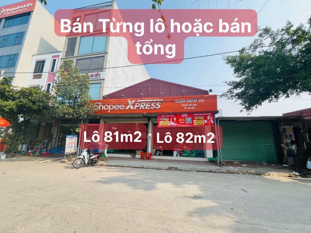 LÔ ĐẤT KÈM NHÀ KHO KINH DOANH MẶT PHỐ KINH DOANH TT QUANG MINH - MÊ LINH - Ảnh 1