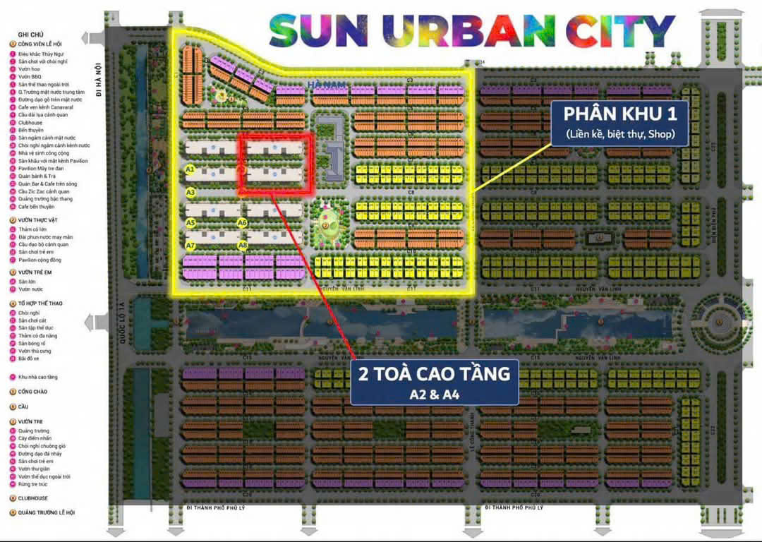 🔥 SẮP RA MẮT VỊ TRÍ HOT NHẤT DỰ ÁN - THUỘC PHÂN KHU 1 TẠI SUN URBAN CITY HÀ NAM 🔥<br>🔵 SẢN PHẨM ĐA - Ảnh 1