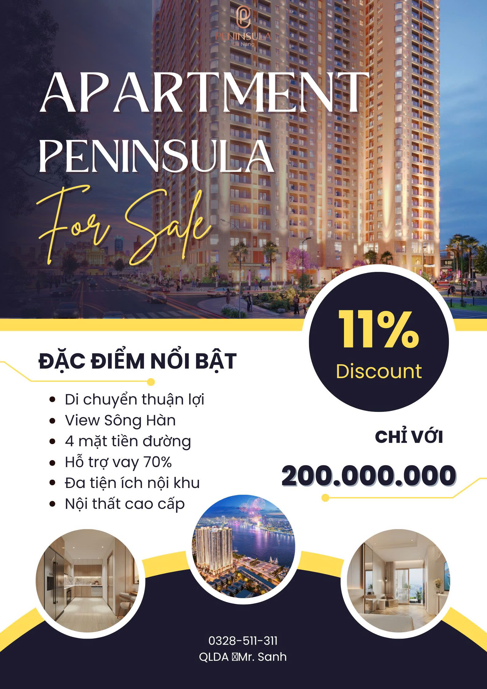 🏙 Mở Bán Căn Hộ Peninsula View Sông Hàn - Ảnh chính