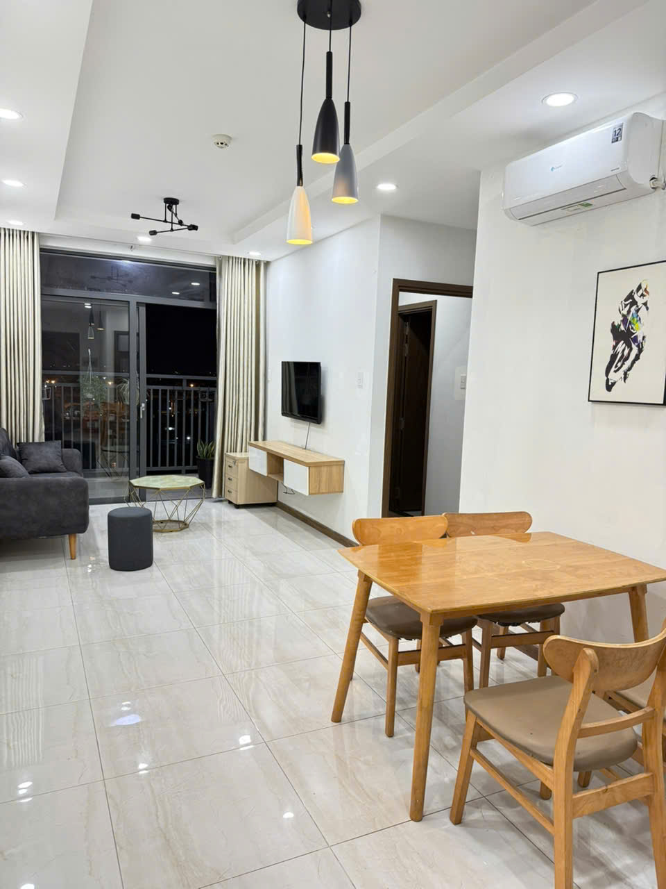 Cho Thuê căn hộ FULL Nội Thất Him Lam Phú An (69m2, 2PN,2WC) Giá 10 Triệu/Tháng, Hướng Cửa Chính Đôn - Ảnh 5