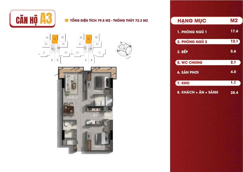 BÁN CĂN HỘ 2PN, 3PN khu NAM SG QUÝ 1/2027 NHẬN NHÀ - BANK 70% 0%LS 24 THÁNG - Ảnh 3